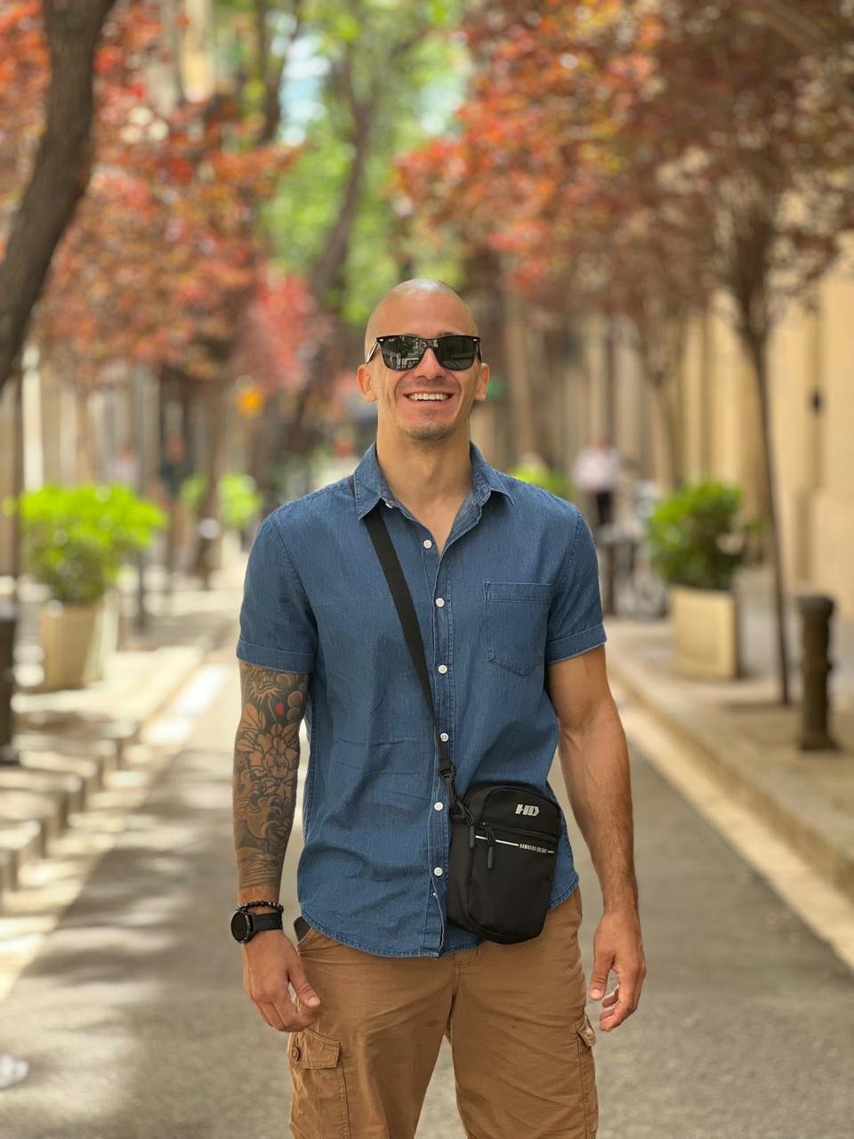 Luccas Corazzari, fundador da Luvi Viagens, em viagem